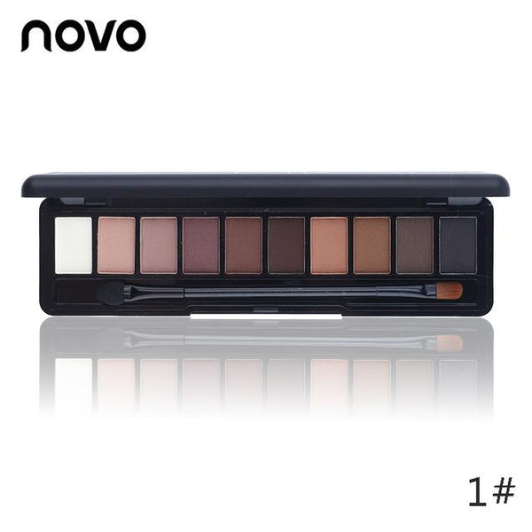 NOVO Brand Fashion 10 Colors Shimmer Matte Eye Shadow