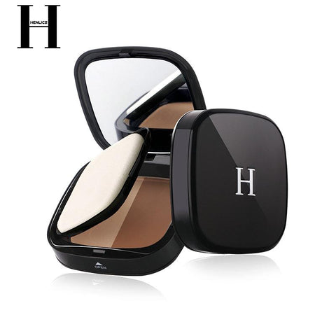 HENLICS Hot Face Makeup 3D V shaper PF-Cover Pressed Powder